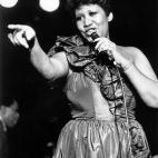 Franklin durante una actuaci&oacute;n en 1982.