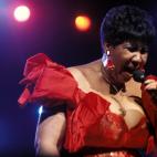 Franklin durante una actuaci&oacute;n en Festival de Jazz de Nueva Orleans en 1994.