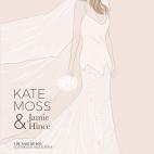 El vestido de Moss, dise&ntilde;ado por John Galliano, fue un precioso homenaje a los a&ntilde;os 20 y 30. Para su boda bohemia, la modelo brit&aacute;nica escogi&oacute; un vestido con lentejuelas, perlas y delicados detalles en color...