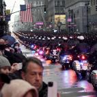 Impresionante y emotivo funeral por un agente de la Polic&iacute;a de Nueva York