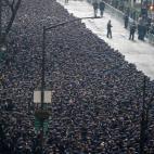 Impresionante y emotivo funeral por un agente de la Polic&iacute;a de Nueva York