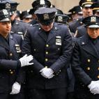 Impresionante y emotivo funeral por un agente de la Polic&iacute;a de Nueva York