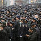 Impresionante y emotivo funeral por un agente de la Polic&iacute;a de Nueva York