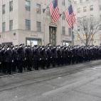 Impresionante y emotivo funeral por un agente de la Polic&iacute;a de Nueva York
