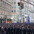 Impresionante y emotivo funeral por un agente de la Polic&iacute;a de Nueva York