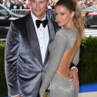 Tom Brady y Gisele Bundchen, a su llegada