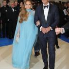 Jennifer Lopez y el jugador de beisbol Alex Rodriguez