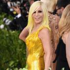 La diseñadora Donatella Versace