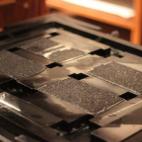 En esta superficie se pone el pliego de papel para imprimir sobre él los textos.