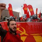 El Primero de Mayo en Estambul (Turqu&iacute;a).