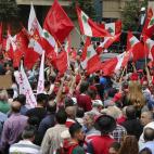 El Primero de Mayo en Beirut (L&iacute;bano)