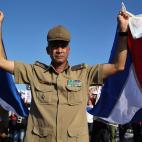 El Primero de Mayo en La Habana (Cuba).