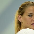 La modelo israelí Bar Refaeli desde los juegos olímpicos de Londres 2012. (August 1, 2012). (Photo credit should read MARTIN BUREAU/AFP/GettyImages)