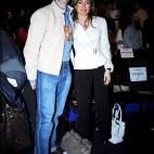 Junto al dise&ntilde;ador Modesto Lomba en Cibeles.