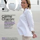 Posado embarazada para la revista Yo Dona.