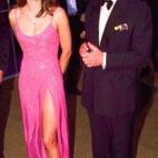 Con el príncipe Carlos de Inglaterra en el evento Diamonds are Forever.