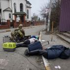 La muerte bajo las bombas de una madre y sus hijos en Kiev que conmociona al mundo