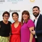 De izquierda a derecha: Montserrat Domínguez, Marta Nebot, Patricia de Arce (cronista política de la agencia Efe) y Antonio Ruiz Valdivia