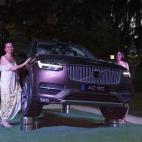 Volvo exhibió su XC90 ante los invitados en el Jardín Florido del Museo Lázaro-Galdiano