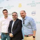 Carlos García, director comercial de Medios Digitales de Prisa Brand Solutions; Manuel Meroño, director general de Magna; y Guillermo Martín, director de negociación y compras de Magna