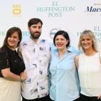 María Porcel, de 'El Huffington Post'; Custodio Pastor, periodista; Paloma Abad, jefa de belleza de 'Harper's Bazaar'; y Lucía Tello, profesora universitaria de cine y bloguera en 'El Huffington Post'