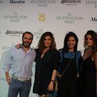 En el centro, Marcela Sarmiento, bloguera de 'El Huffington Post' y Maria Macías, directora de comunicacion de Farlabi