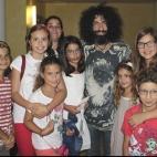 Los chicos, con Ara Malikian
