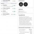 Suspende en las dos aplicaciones, que le otorgan su mala nota en base al alto nivel de aditivos, sal y grasas saturadas.