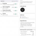 Aprueba como buen procesado en MyRealFood pero suspende en Yuka. La 'app' francesa achaca su mala nota a los aditivos y critica el alto contenido en sal. Carlos R&iacute;os tambi&eacute;n lo penaliza.