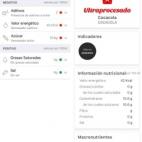 Suspende en las dos aplicaciones. El elevado valor energ&eacute;tico y de az&uacute;cares son los principales puntos en contra.