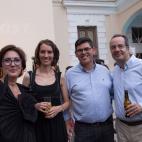 Montserrat Dom&iacute;nguez, Elena Novikova (Russia Beyond The Headlines), Julio Alonso (Santillana) y V&iacute;ctor Arba&iacute;zar (El HuffPost).