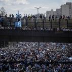 Las calles de Buenos Aires se encuentran repletas de gente