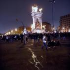 El jabón y el agua también han alcanzado el pavimento