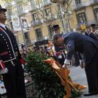 Artur Mas en la ofrenda