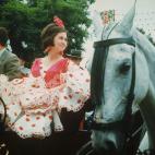 En la feria de Sevilla.