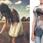 A la izquierda, la foto que el fotógrafo Tuana subió a su cuenta de Instagram. A la derecha, la camiseta de Mango.