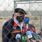 El excomisario Villarejo, nada más salir de la cárcel de Estremera