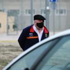 Villarejo, de camino al coche que le esperaba