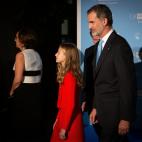 Felipe VI, junto a la princesa Leonor