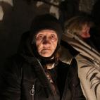 La mirada fija de una persona de avanzada edad en un refugio de la ciudad de Sievierodonetsk, en la regi&oacute;n de Lugansk