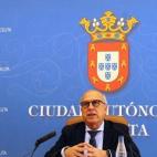 El consejero de Sanidad de Ceuta, Javier Guerrero.