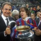 "Un equipo de leyenda". Así define el expresidente del Gobierno a su amado equipo. Cuando era el inquilino de La Moncloa, invitaba a Alfredo Pérez Rubalcaba, reconocido merengue, a ver juntos los Madrid-Barcelona.