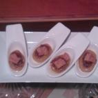 "Esta foto fue tomada en casa de un amigo: Pere Calvet Girona, un cocinero excelente!. No es un profesional, pero saca lo mejor de si mismo para compartir con sus amigos". Marilina López