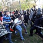 Carga policial en Vallecas