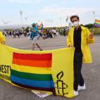 Banderas por iniciativa de Amnistía