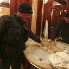 Sí, esto era el baño de Yanukovich