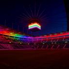 Iluminación en el Frankfurt Deutsche Bank Park