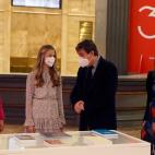 La princesa de Asturias ha estado arropada en todo momento por Calvo y García Montero.