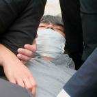 El hombre detenido por asesinar al ex primer ministro de Japón, Shinzo Abe.