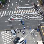 Lugar en el que el ex primer ministro de Japón, Shinzo Abe, ha sido atacado.